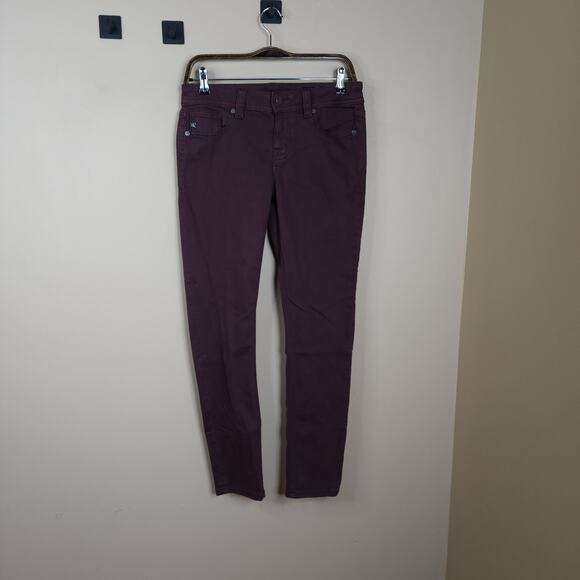 Miss Me Mid Rise Skinny Jeans in Dark Wine Size 28 - Picture 1 of 10